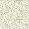 ELSIE LICHEN wallpaper cream background with light green abstract floral pattern