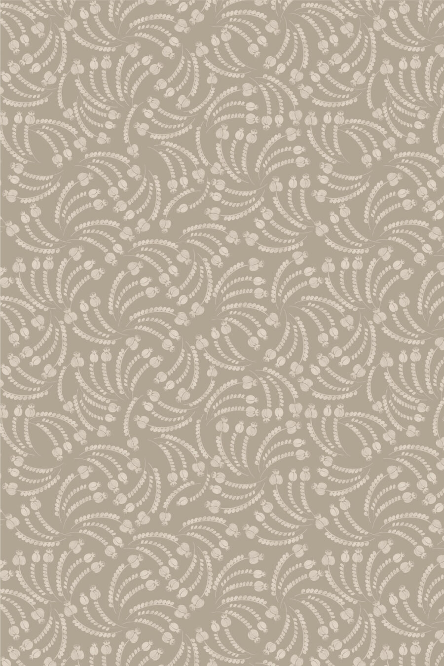 ELSIE STONE wallpape ccream background with stone abstract flower design
