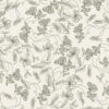 Elena Light Green Wallpaper cream background with light green floral design