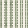 Rosalie Soft Green Wallpaper with cream background and olive green repeating abstract pattern