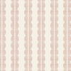Rosalie Soft Pink Wallpaper with cream background and light pink repeating abstract pattern
