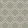florence lichen wallpaper olive green background with cream handdrawn pattern