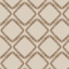 florence rust wallpaper beige background with rust handdrawn pattern