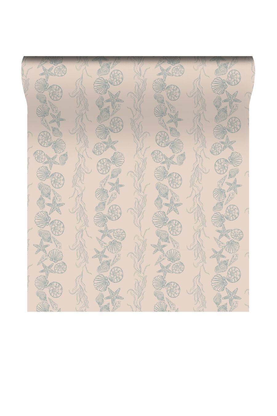 Cream Bonnie wallpaper with shell and seaside pattern