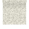 Elena light green wallpaper with delicate darker green flowers