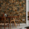 Bridie Autumn Watercolour Floral Wallpaper