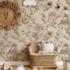 Noah Pebble Wallpaper Tropical Jungle Animal Childrens bedroom
