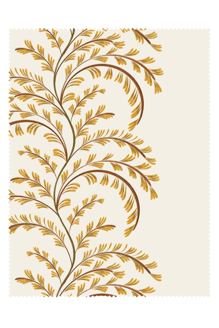 EDIE ochre fabric ws