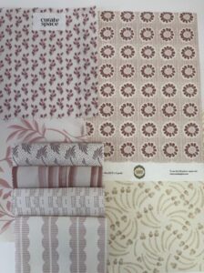 CS Samples Selection of wallpaper and fabric samples by London based design studio Curate Space