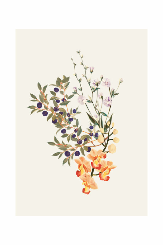 IRIS ART PRINT