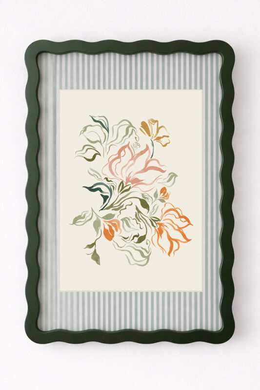 eva print mockup stripe