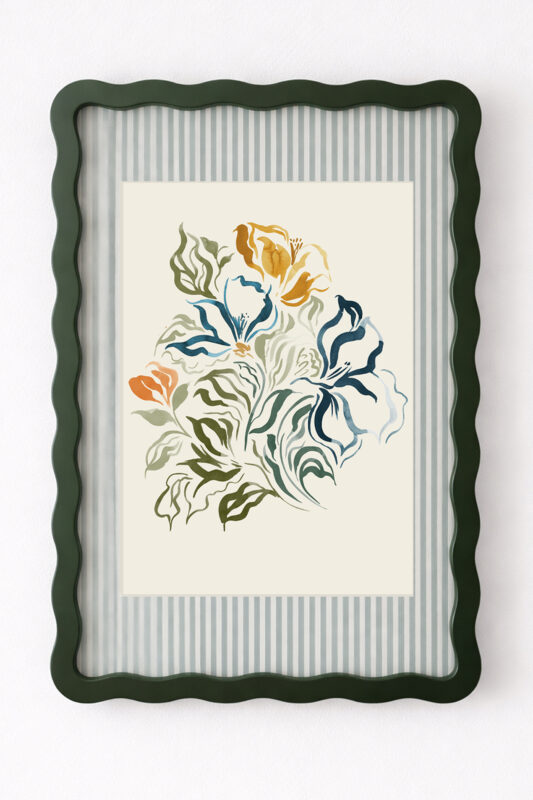 eva print mockup stripe